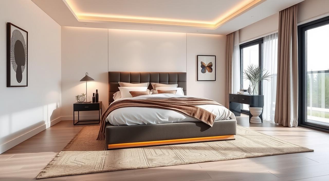 Stylish Double Bed Design