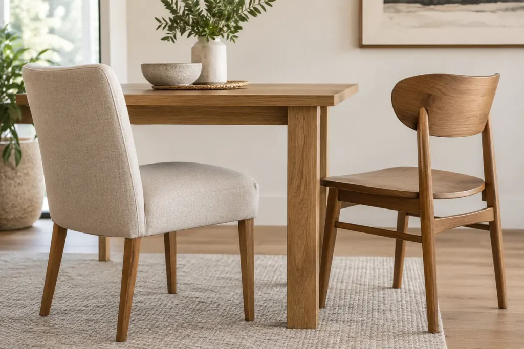 Dining chair for comfort and everyday use