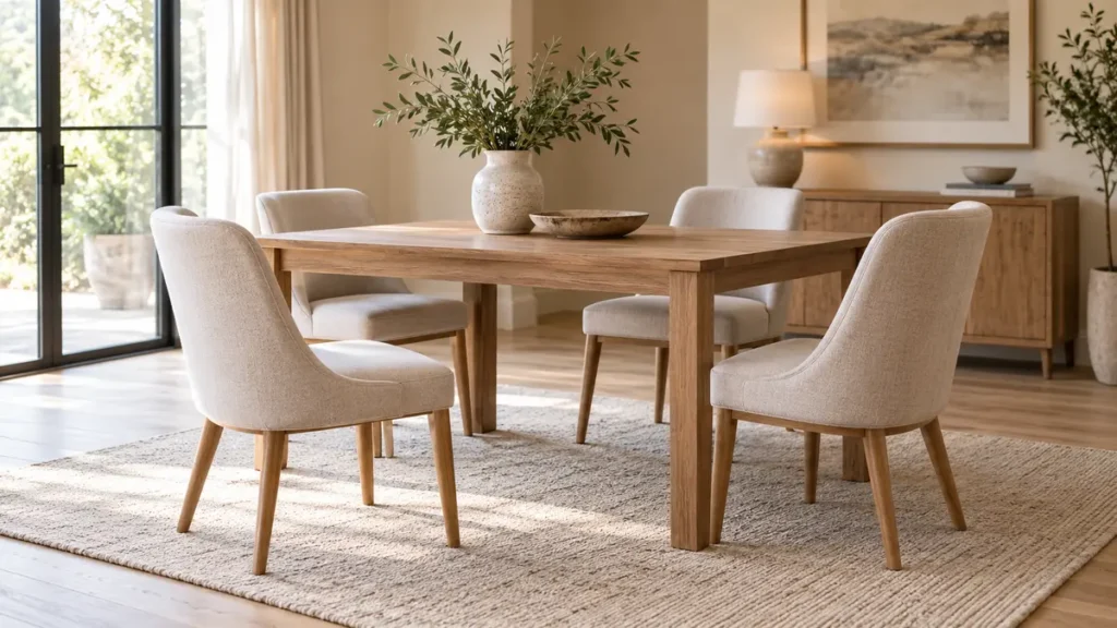 Dining chair for comfort and everyday use